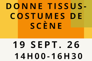 Affiche donne tissus et costumes de scène - Format vignette